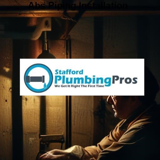 Stafford Plumbing Pros Abs Piping Installation