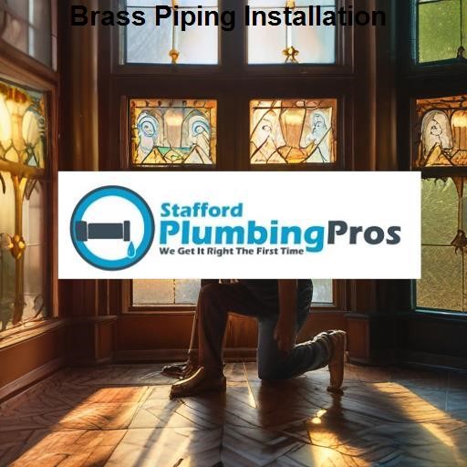 Stafford Plumbing Pros Brass Piping Installation