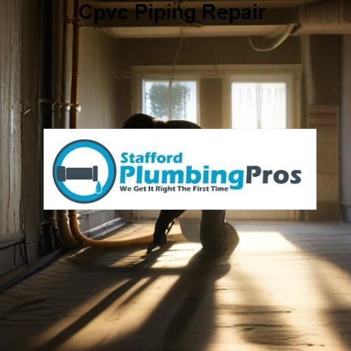 Stafford Plumbing Pros Cpvc Piping Repair