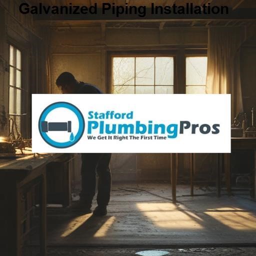 Stafford Plumbing Pros Galvanized Piping Installation