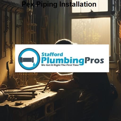 Stafford Plumbing Pros Pex Piping Installation