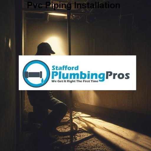 Stafford Plumbing Pros Pvc Piping Installation