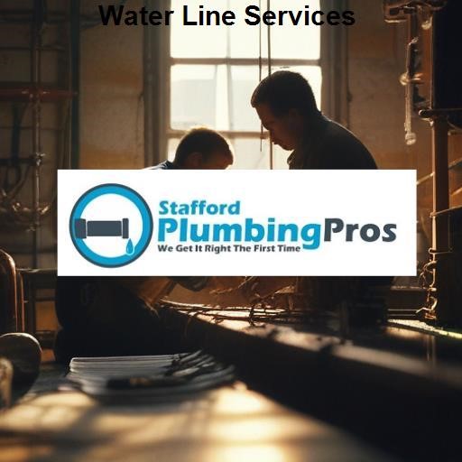 Stafford Plumbing Pros Water Line Services