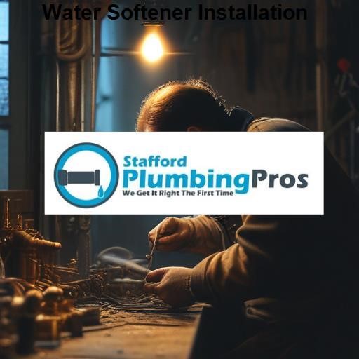 Stafford Plumbing Pros Water Softener Installation